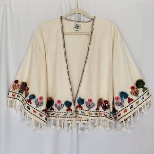 Ivy Jane Ivory & Pom Poncho